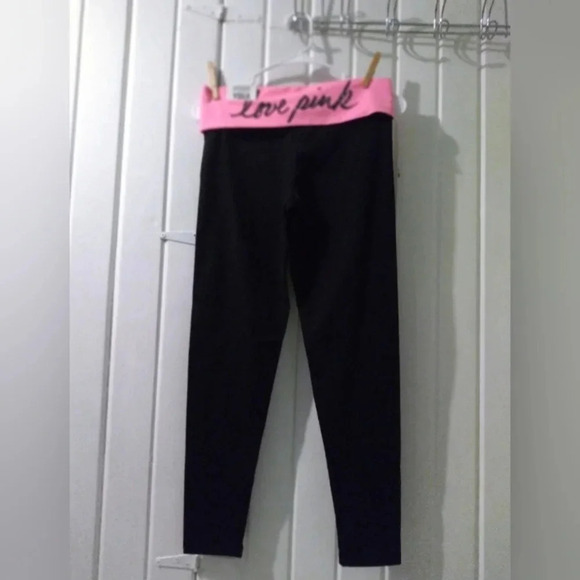 Vs pink vintage bling foldover leggings small - Picture 1 of 6
